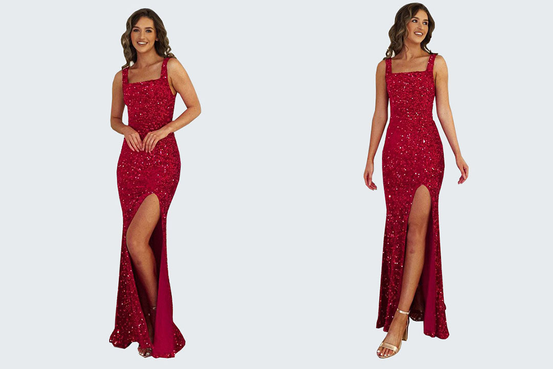 Velvet Sequin Prom Dresses Canada Factory