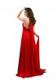 Spandex Halter Neck Open Back A-Line Red Prom Dress Canada Factory