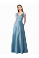 Satin High Neck A-Line Black Tie Prom Dress Canada Factory