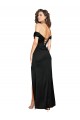 Silky Satin Sweetheart Low Back A-Line Black Black Tie Prom Dress Canada Factory