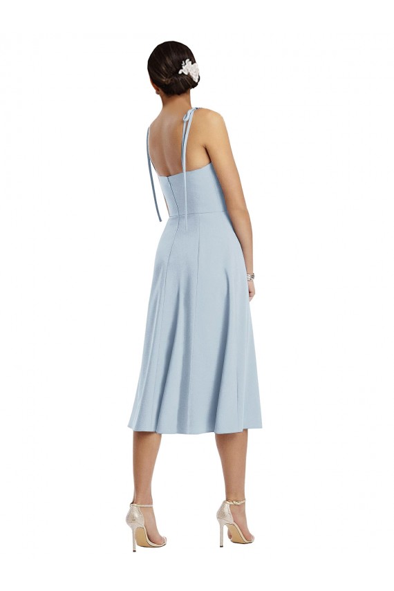Stretch Crepe Sweetheart A-Line Light Sky Blue Prom Dress Canada Factory