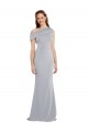 Stretch Crepe One Shoulder Mermaid Grey Prom Dress Canada Factory