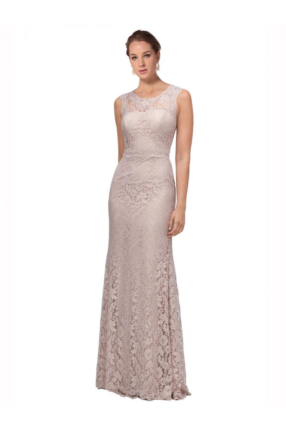 Lace Scoop Neck Mermaid Prom Dress Canada Factory
