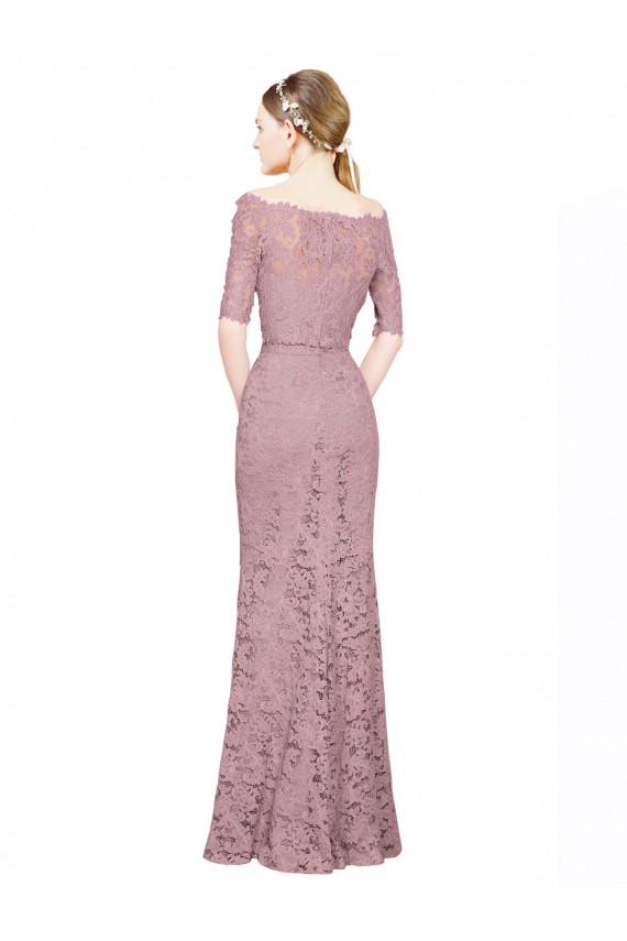 Lace Off the Shoulder Mermaid Prom Dress Canada Factory