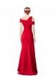 Stretch Crepe Mermaid Red Prom Dress Canada Factory