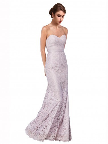 Lace Sweetheart Mermaid Prom Dress Canada Factory