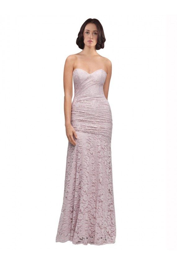 Lace Sweetheart Sleeveless Mermaid Long Prom Dress Canada Factory