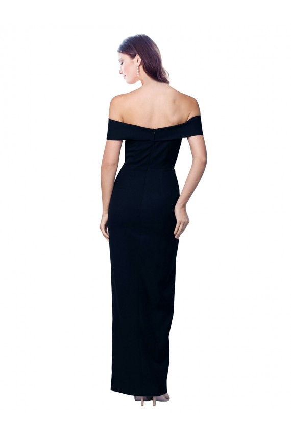 Stretch Crepe Sweetheart Mermaid Black Prom Dress Canada Factory