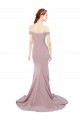 Stretch Crepe Sweetheart Mermaid Dusty Pink Prom Dress Canada Factory