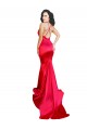 Stretch Satin Sweetheart Low Back Mermaid Red Prom Dress Canada Factory