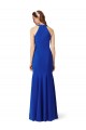 Stretch Crepe V-Neck Mermaid Royal Blue Prom Dress Canada Factory