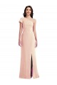 Stretch Crepe One Shoulder Trumpet Nude Prom Dress Canada Factory