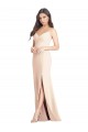 Stretch Crepe Sweetheart Trumpet Nude Prom Dress Canada Factory