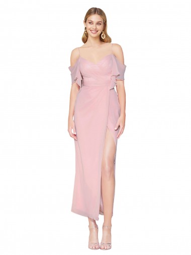 Soft Chiffon High Neck Mermaid Primrose Prom Dress Canada Factory