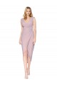 Soft Chiffon High Neck V-Back Mermaid Primrose High Low Prom Dress Canada Factory