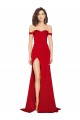 Silky Satin Sweetheart A-Line Red Prom Dress Canada Factory
