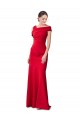 Stretch Crepe Mermaid Red Prom Dress Canada Factory