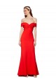 Stretch Crepe High Neck Mermaid Red Prom Dress Canada Factory