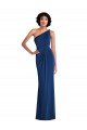 Spandex One Shoulder Sheath Royal Blue Prom Dress Canada Factory