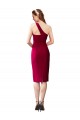 Stretch Crepe One Shoulder Sheath Black Prom Dress Canada Factory