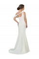 Stretch Crepe One Shoulder Sheath Ivory Prom Dress Canada Factory