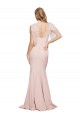 Stretch Crepe & Tulle Sweetheart Low Back Sheath Mauve Prom Dress Canada Factory
