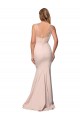 Stretch Crepe & Tulle Sweetheart Low Back Sheath Nude Prom Dress Canada Factory
