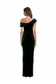 Stretch Velvet Sweetheart Sheath Dark Green High Low Prom Dress Canada Factory