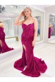 Velvet Sequin Sweetheart Sheath Prom Dress Canada Factory