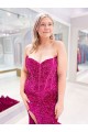 Velvet Sequin Sweetheart Sheath Prom Dress Canada Factory