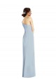 Stretch Crepe Off the Shoulder Trumpet Light Sky Blue Prom Dress Canada Factory