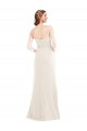Stretch Crepe Strapless Trumpet Ivory Prom Dress Canada Factory