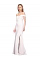 Stretch Crepe Off the Shoulder Mermaid White Prom Dress Canada Factory